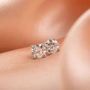 Eve - Diamond Studs 18ct White Gold - 0.75 ct | Lab Grown