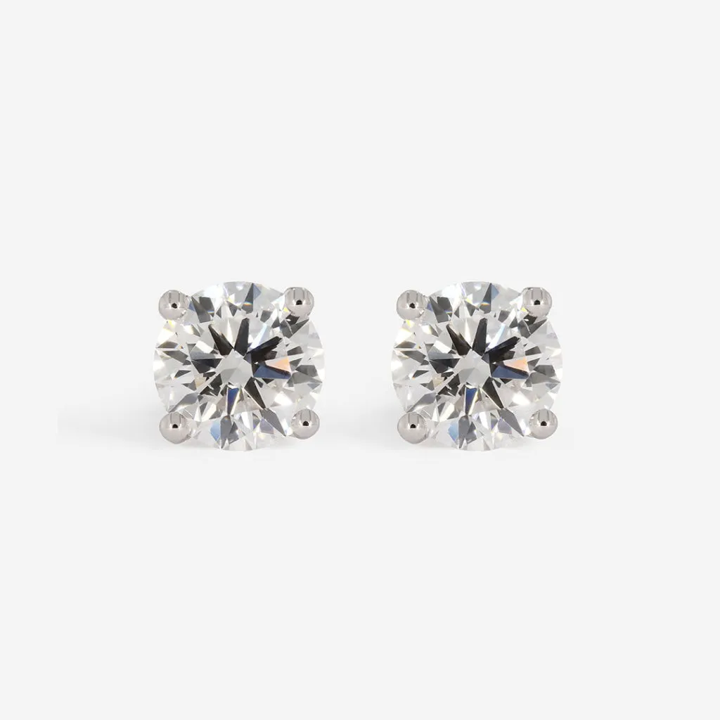 Eve - Diamond Studs 18ct White Gold - 0.75 ct | Lab Grown