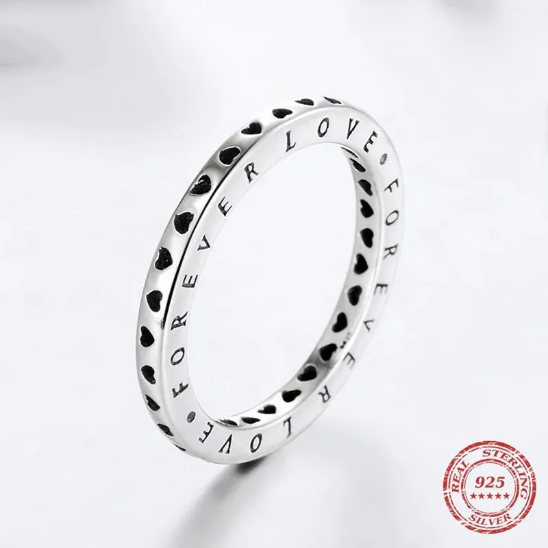 Exquisite Stackable Forever Love Heart Rings