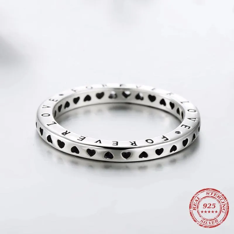 Exquisite Stackable Forever Love Heart Rings