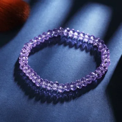 Fashion Colorful AB Crystal Beaded Bracelets For Women