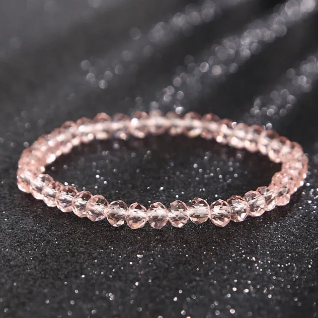Fashion Colorful AB Crystal Beaded Bracelets For Women
