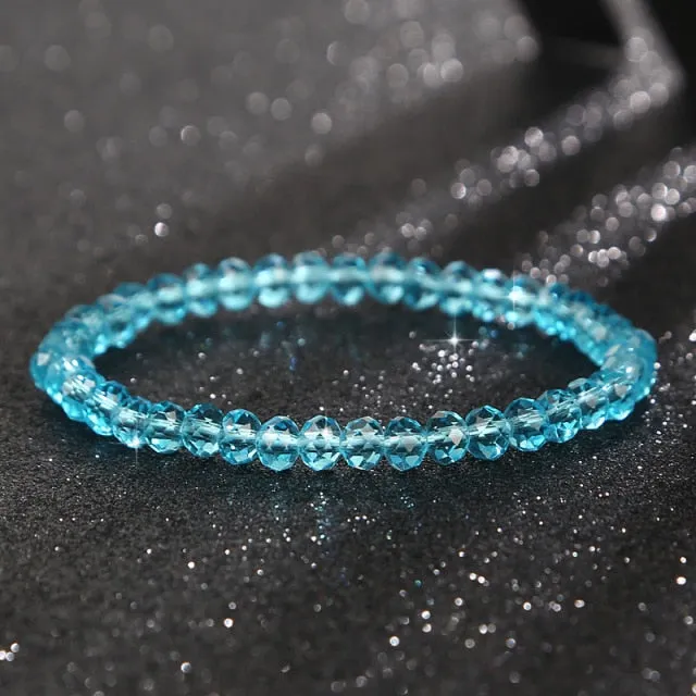 Fashion Colorful AB Crystal Beaded Bracelets For Women