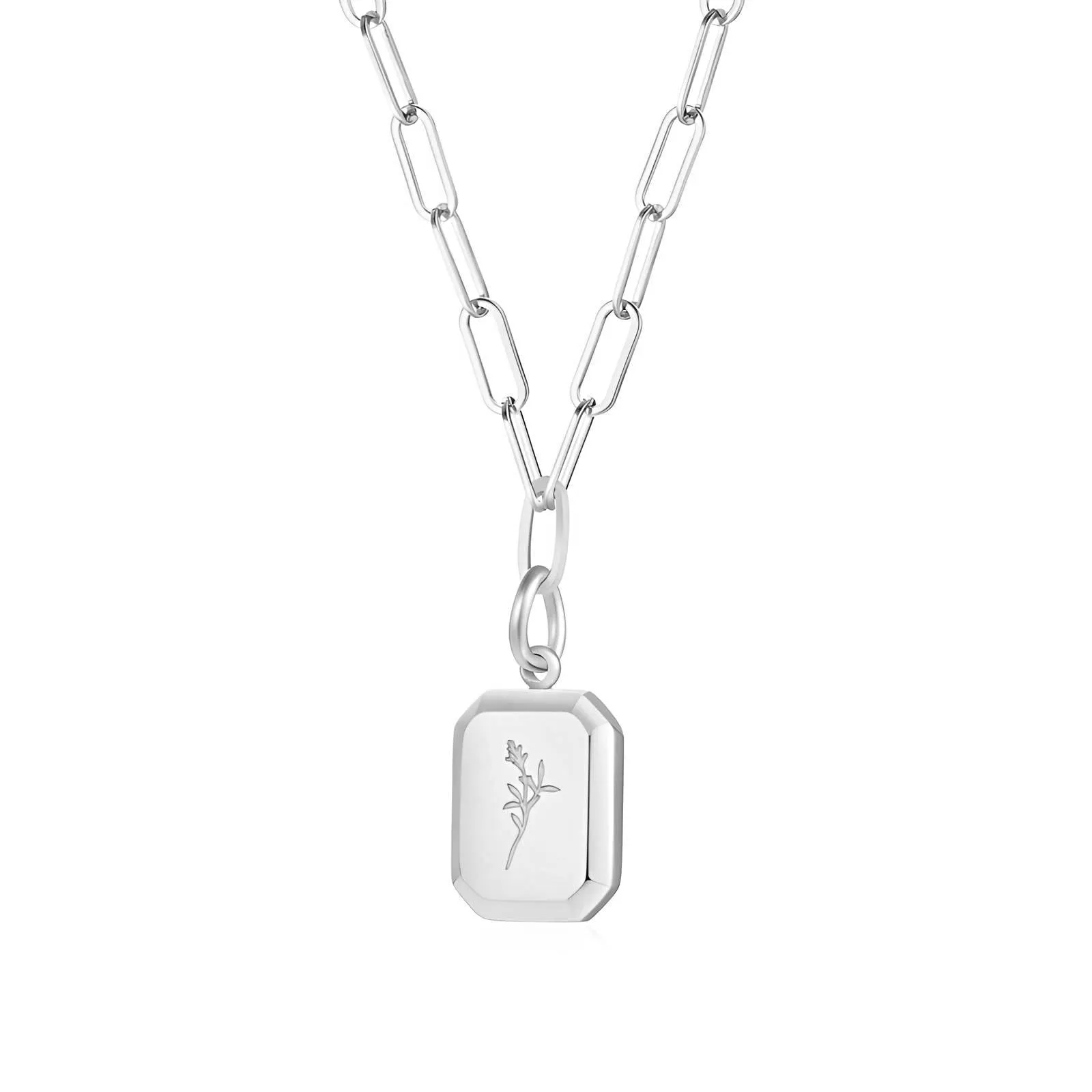 Floral Emblem Necklace