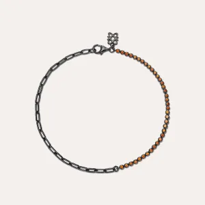 Fusion Gemstone Tennis Chain Bracelet