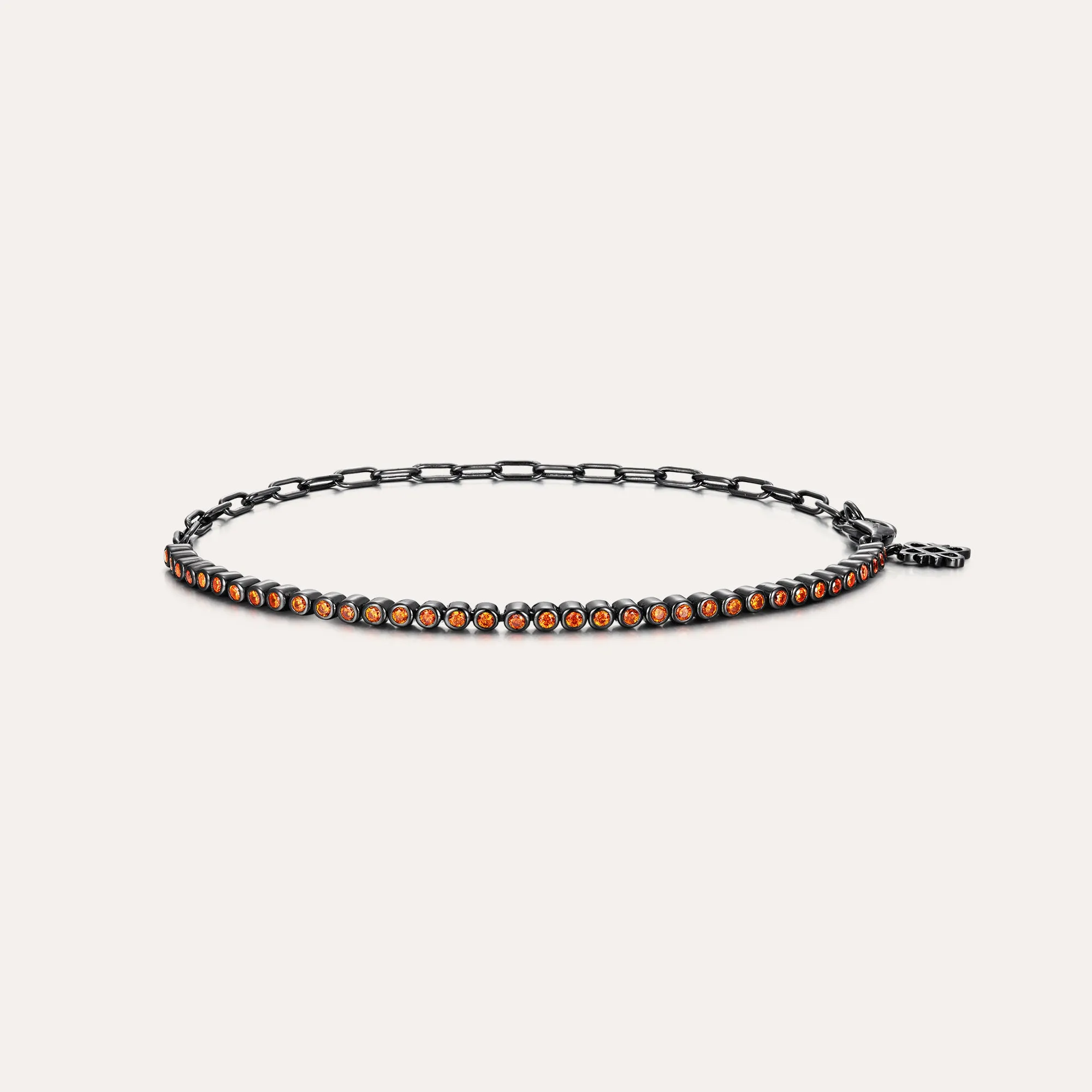 Fusion Gemstone Tennis Chain Bracelet