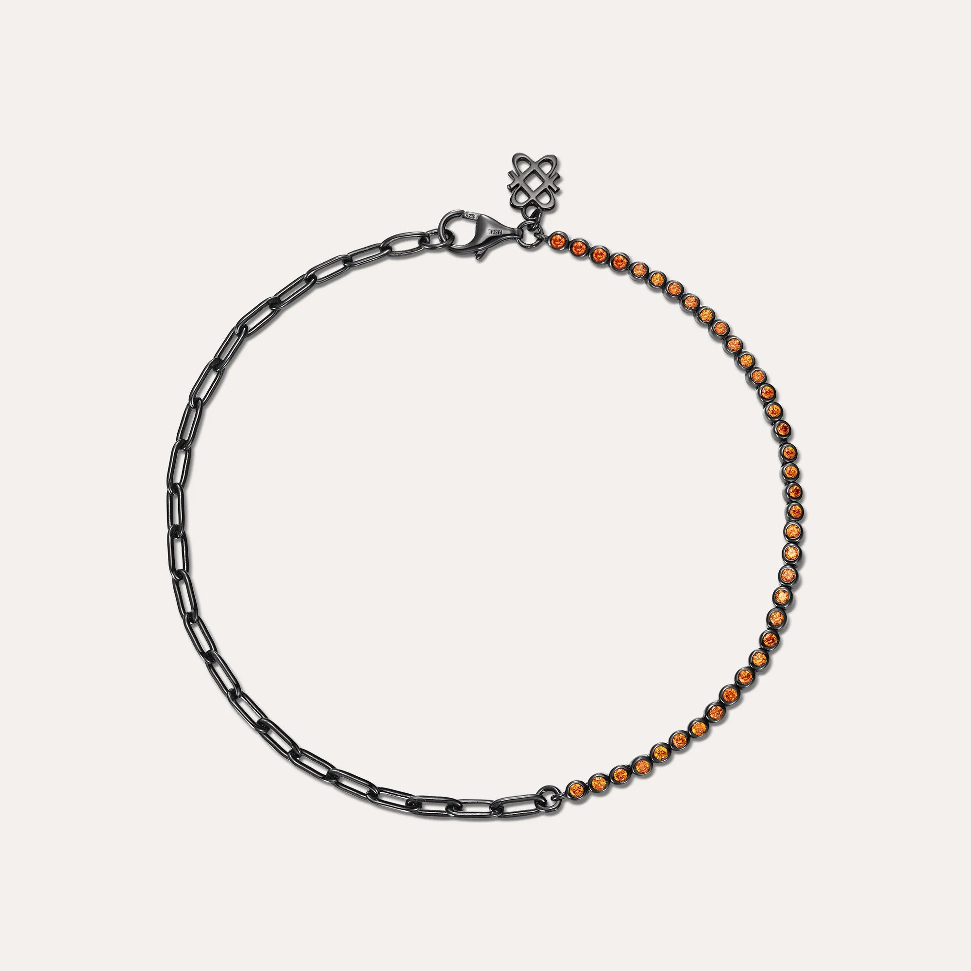 Fusion Gemstone Tennis Chain Bracelet