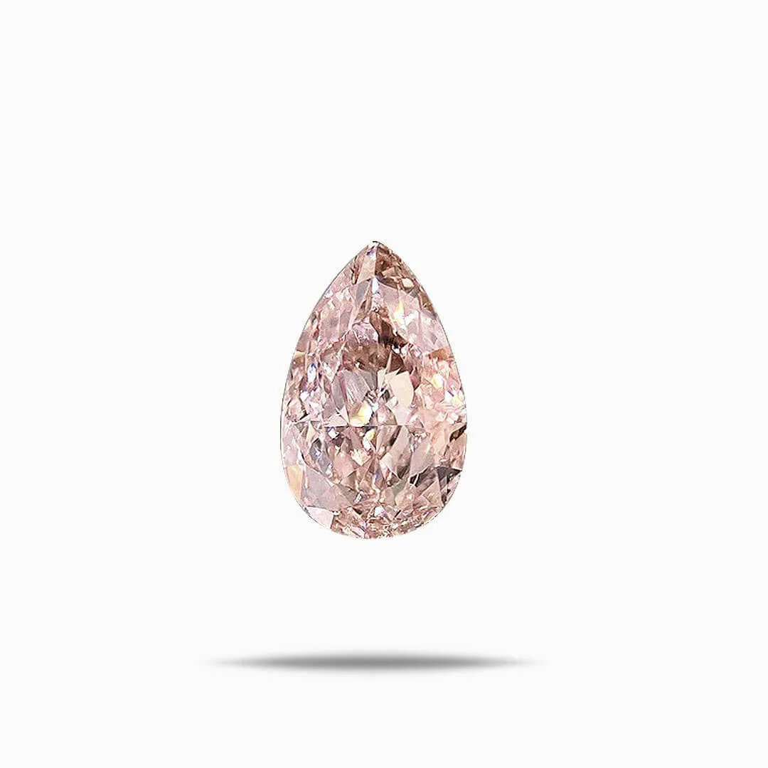 GIA Certified 0.26 carat Fancy Brownish Pink Diamond