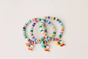 Girls Clay Bead Bracelets