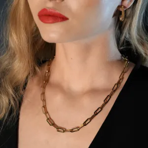 HACKNEY NINE // CANNES PAPER CLIP NECKLACE