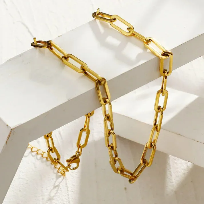 HACKNEY NINE // CANNES PAPER CLIP NECKLACE