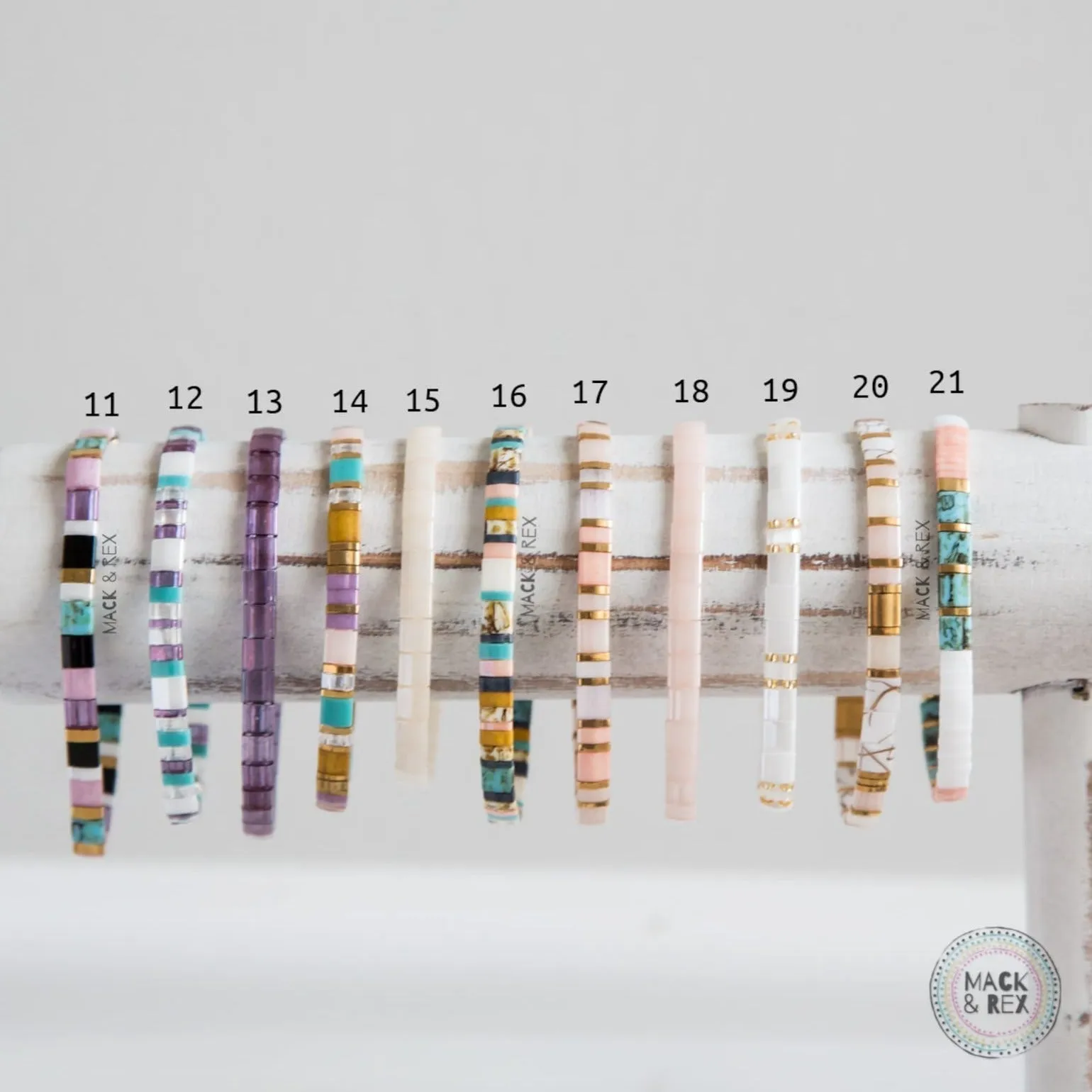 HAPPY PASTELS - Tila Bead Bracelets