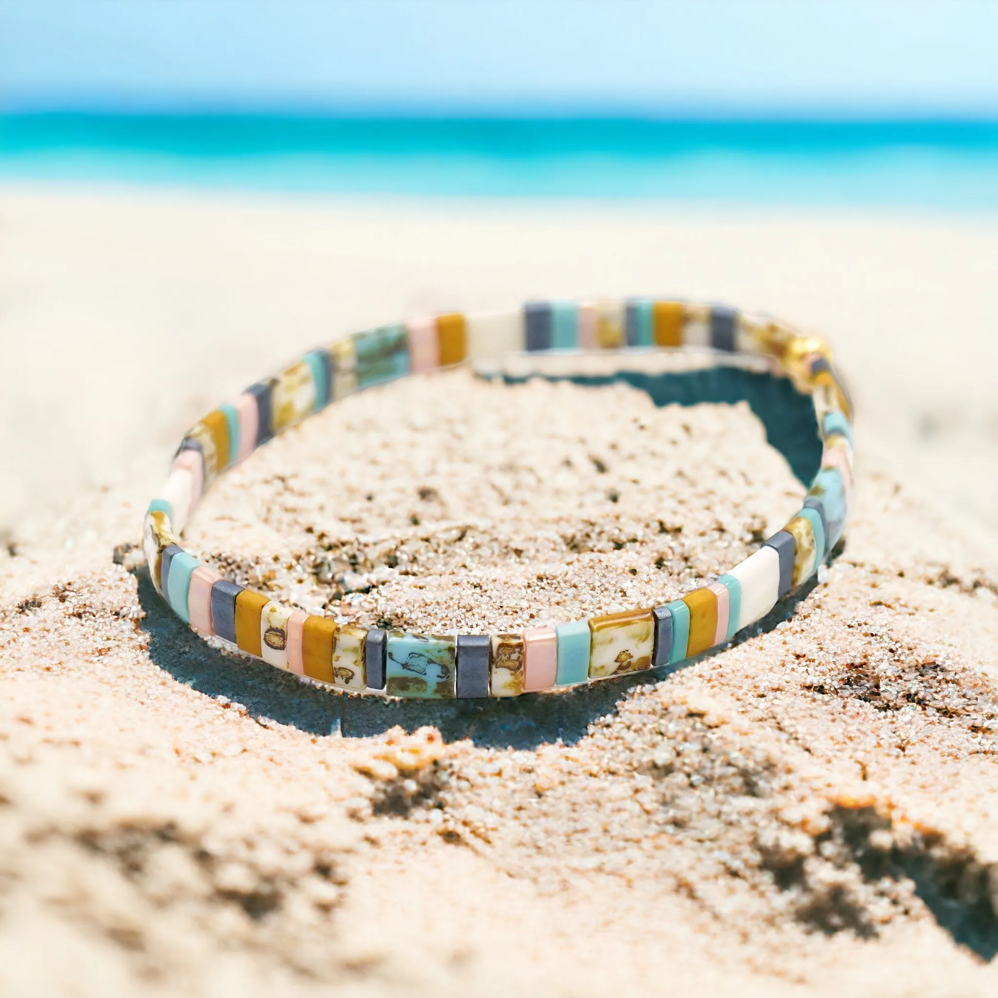 HAPPY PASTELS - Tila Bead Bracelets