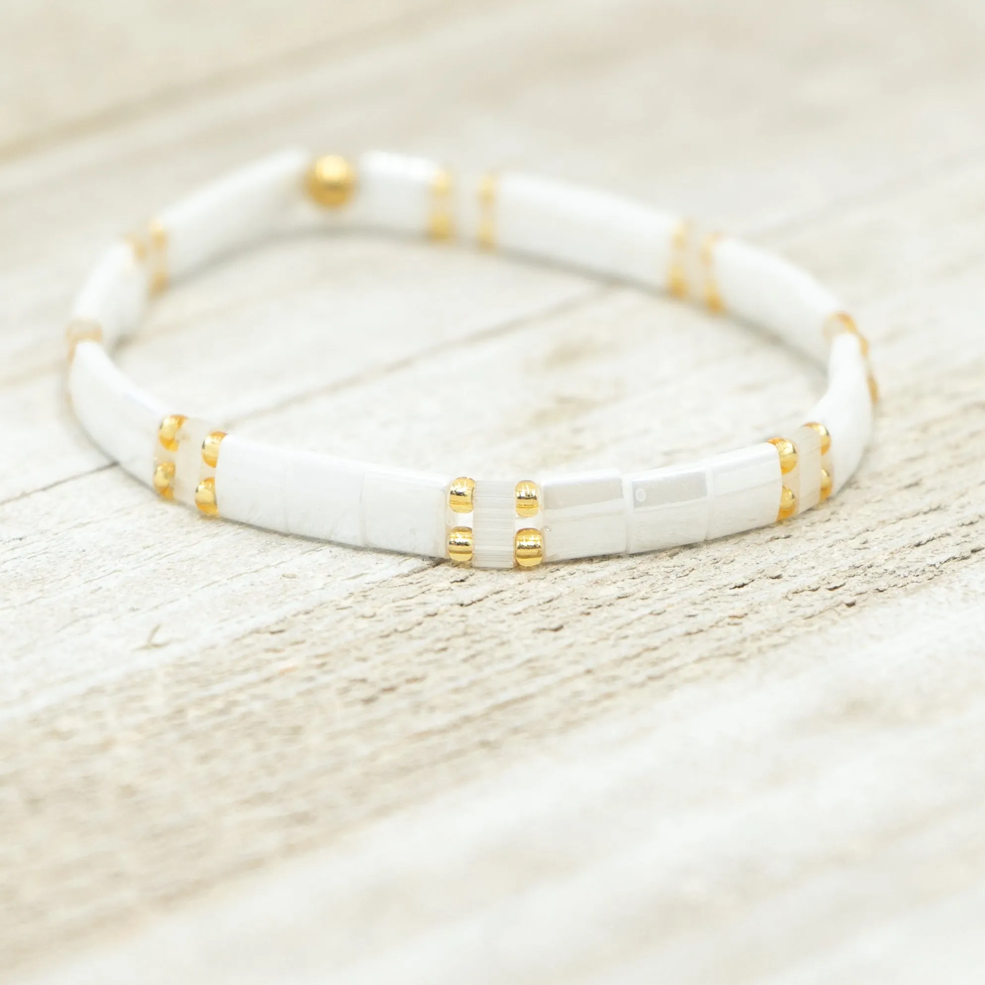 HAPPY PASTELS - Tila Bead Bracelets