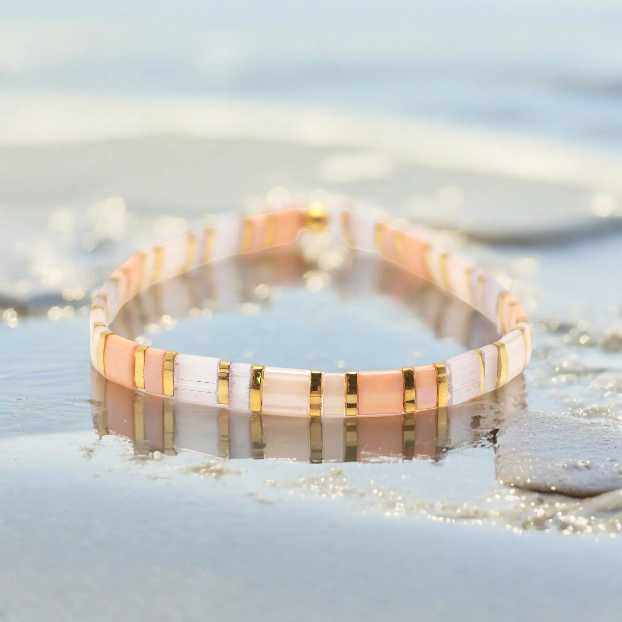 HAPPY PASTELS - Tila Bead Bracelets