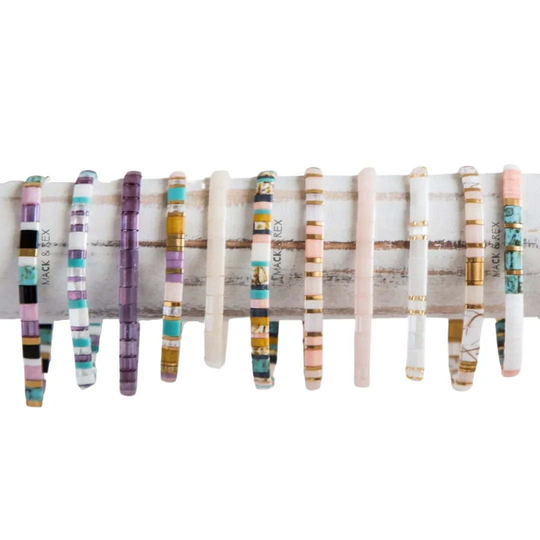 HAPPY PASTELS - Tila Bead Bracelets