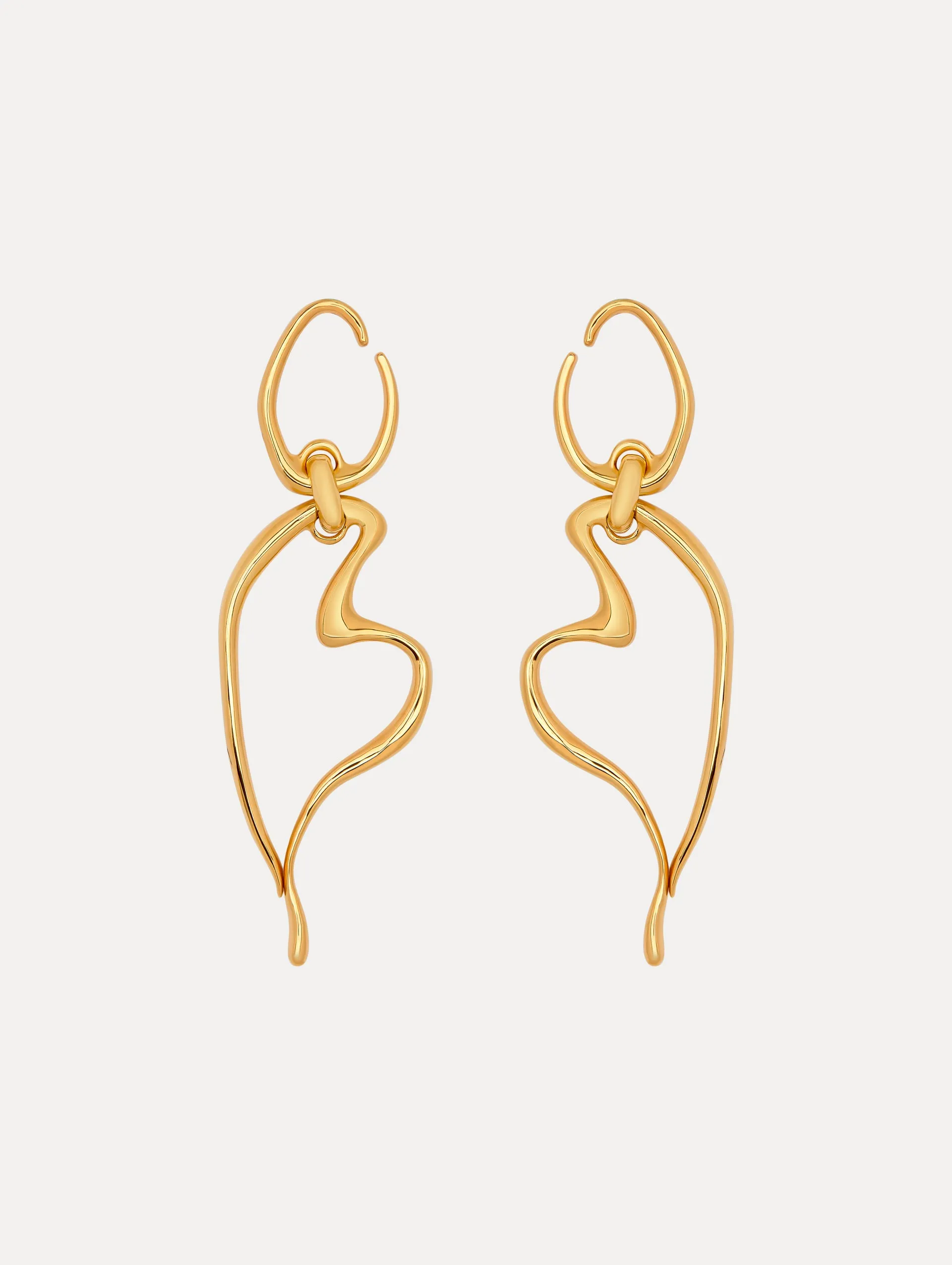 Heart O Drop Earrings