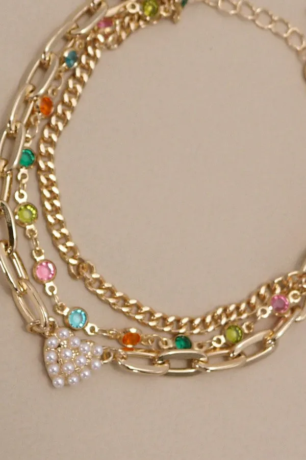 Heart Of Pearl Bracelet