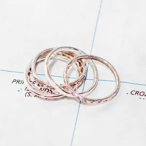 Hill Tribe Sterling Stacking Ring - Thailand