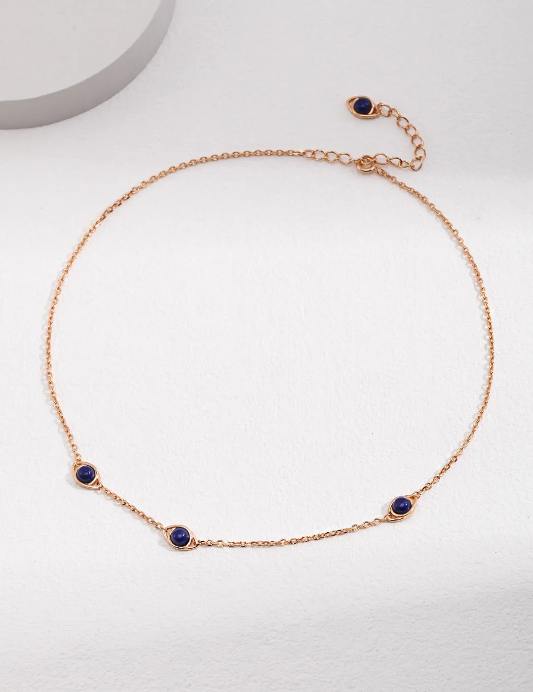 Lapis Lazuli Necklace in Gold Vermeil
