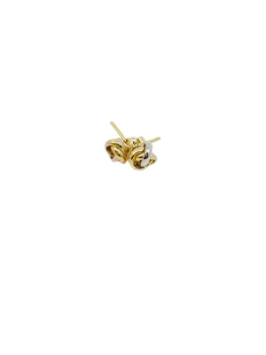 Lesotho Jewellery 14k Gold Earrings for Women - 1.01 Grams, Length - 0.5 cm