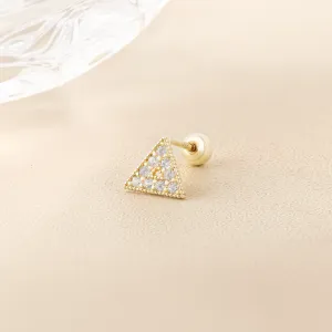 Lillie Piercing in Yellow Gold with Cubic Zirconia