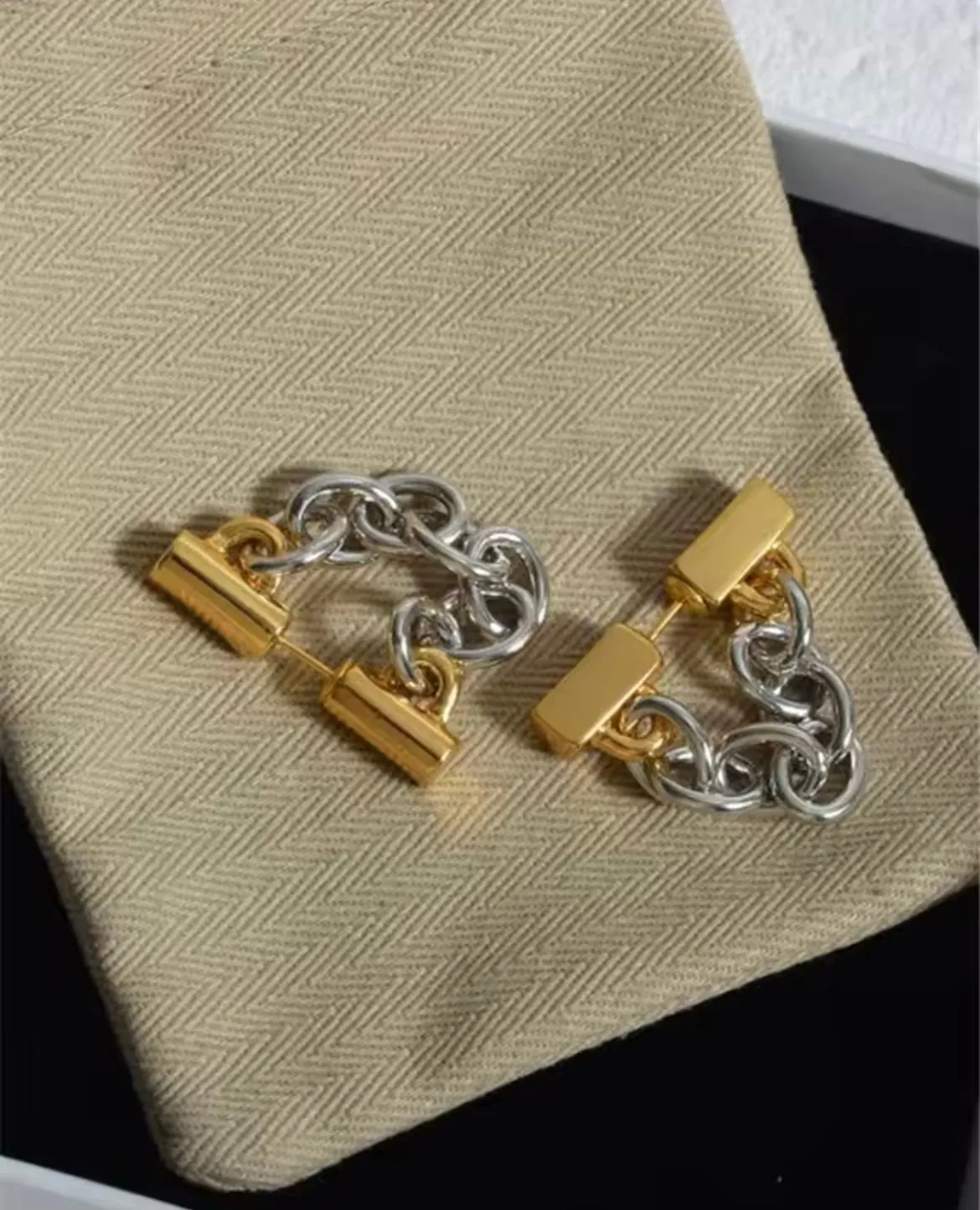 Linked Drop Earrings