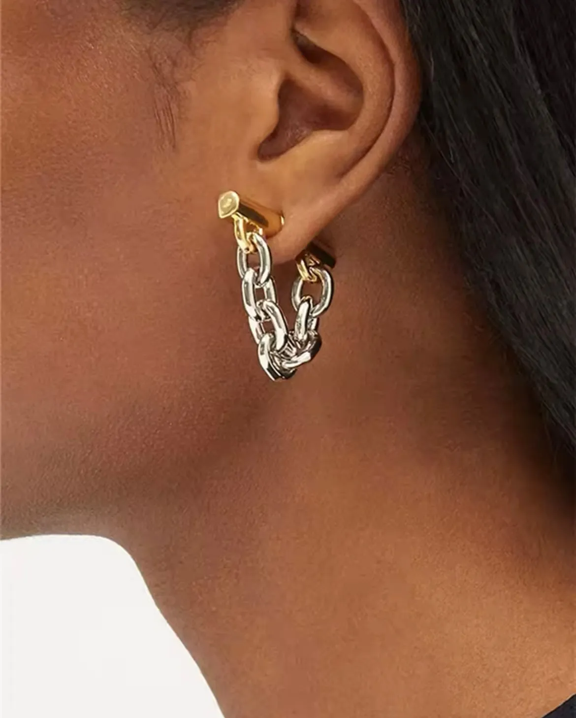 Linked Drop Earrings