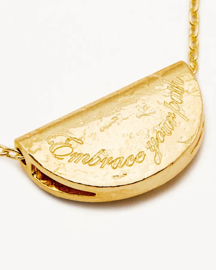 Lotus Birthstone Necklace July Ruby Gold
