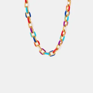 LOVCIA 18K Gold-Plated Titanium Steel Necklace