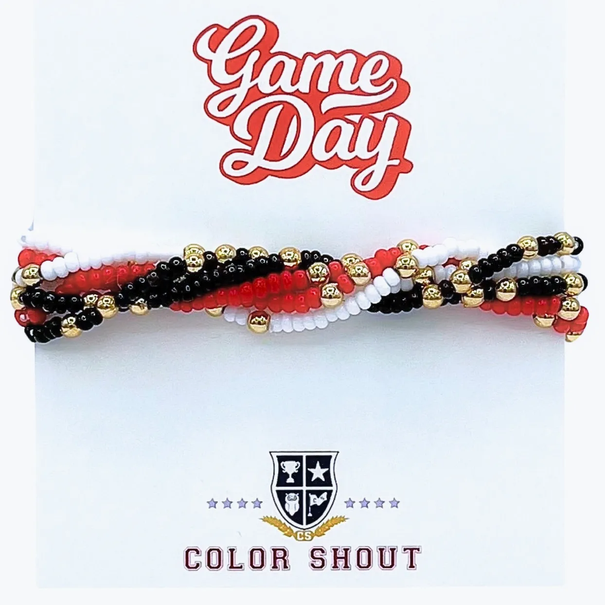 Lover of the Game Multi Color Beaded Bracelet Set - FINAL SALE