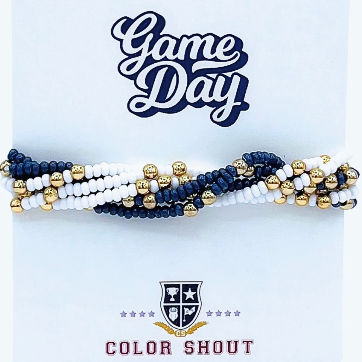 Lover of the Game Multi Color Beaded Bracelet Set - FINAL SALE