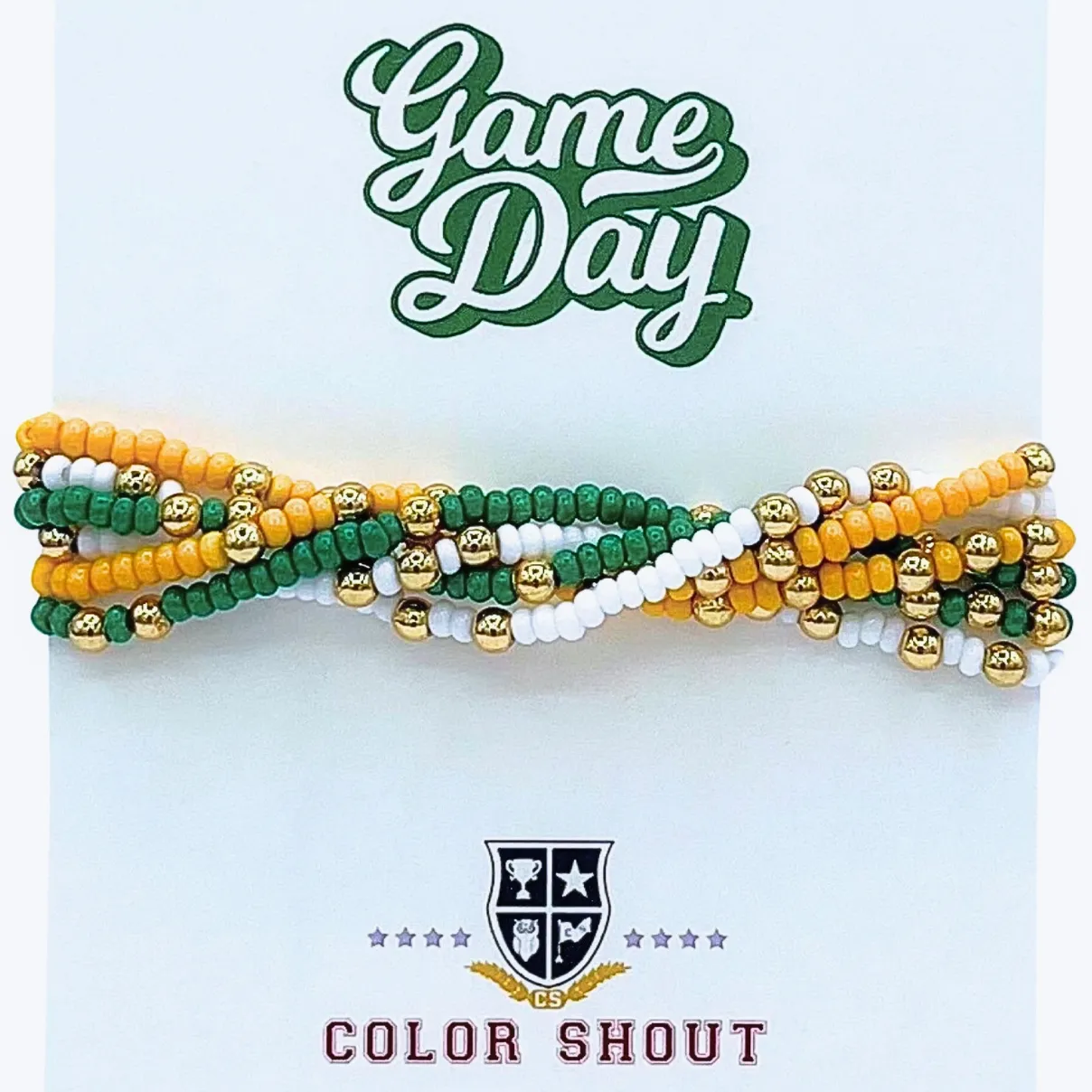Lover of the Game Multi Color Beaded Bracelet Set - FINAL SALE