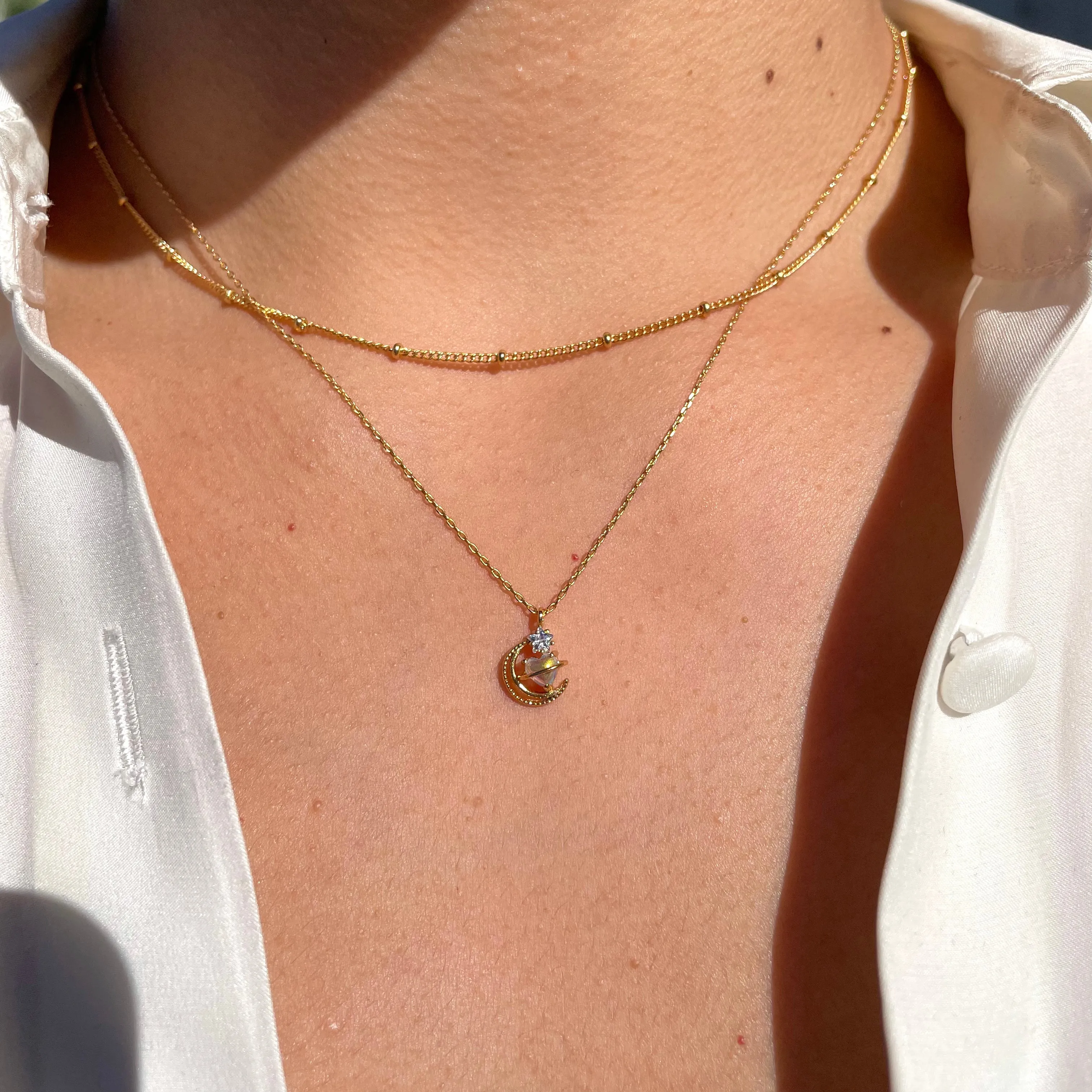 Luna Love Layered Necklace
