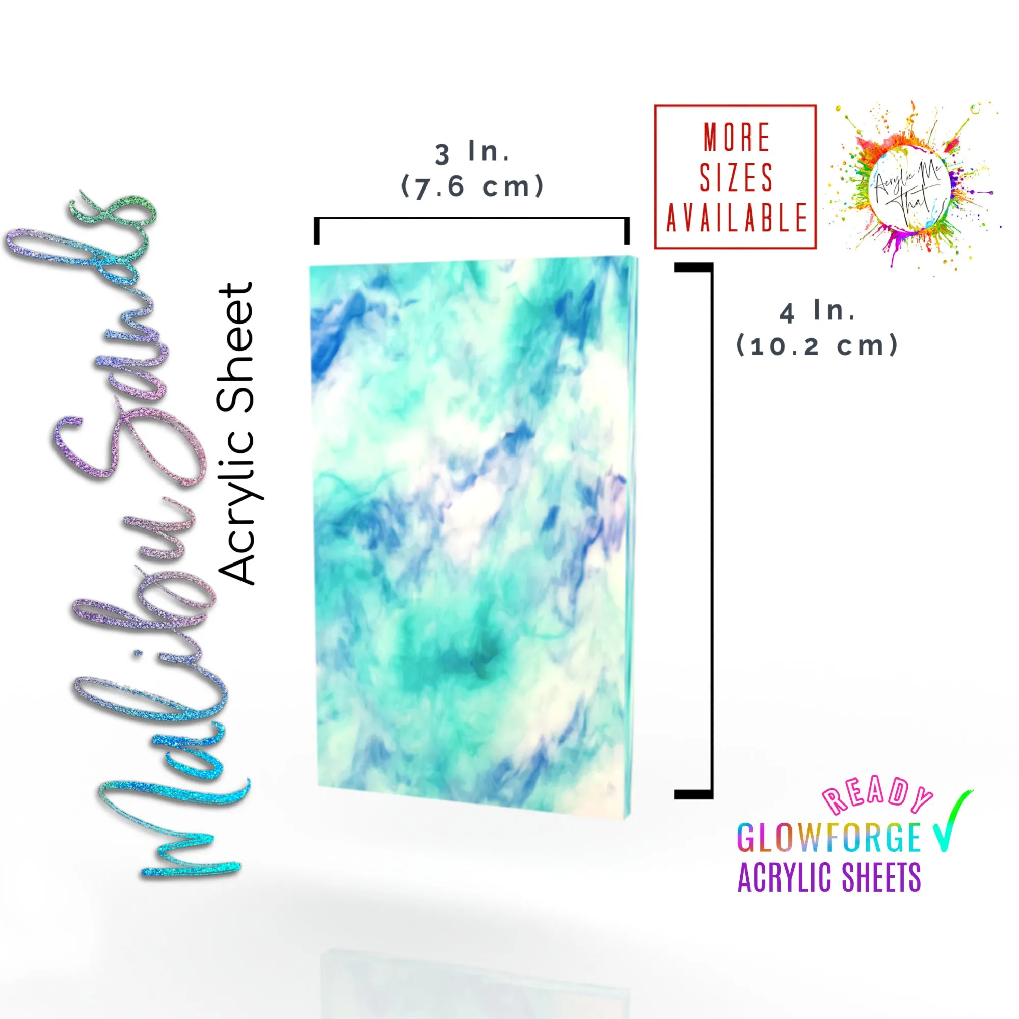 Malibu Sands Colored Pattern Acrylic Sheets