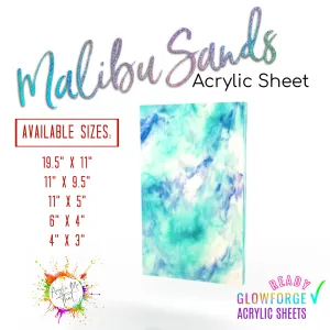 Malibu Sands Colored Pattern Acrylic Sheets