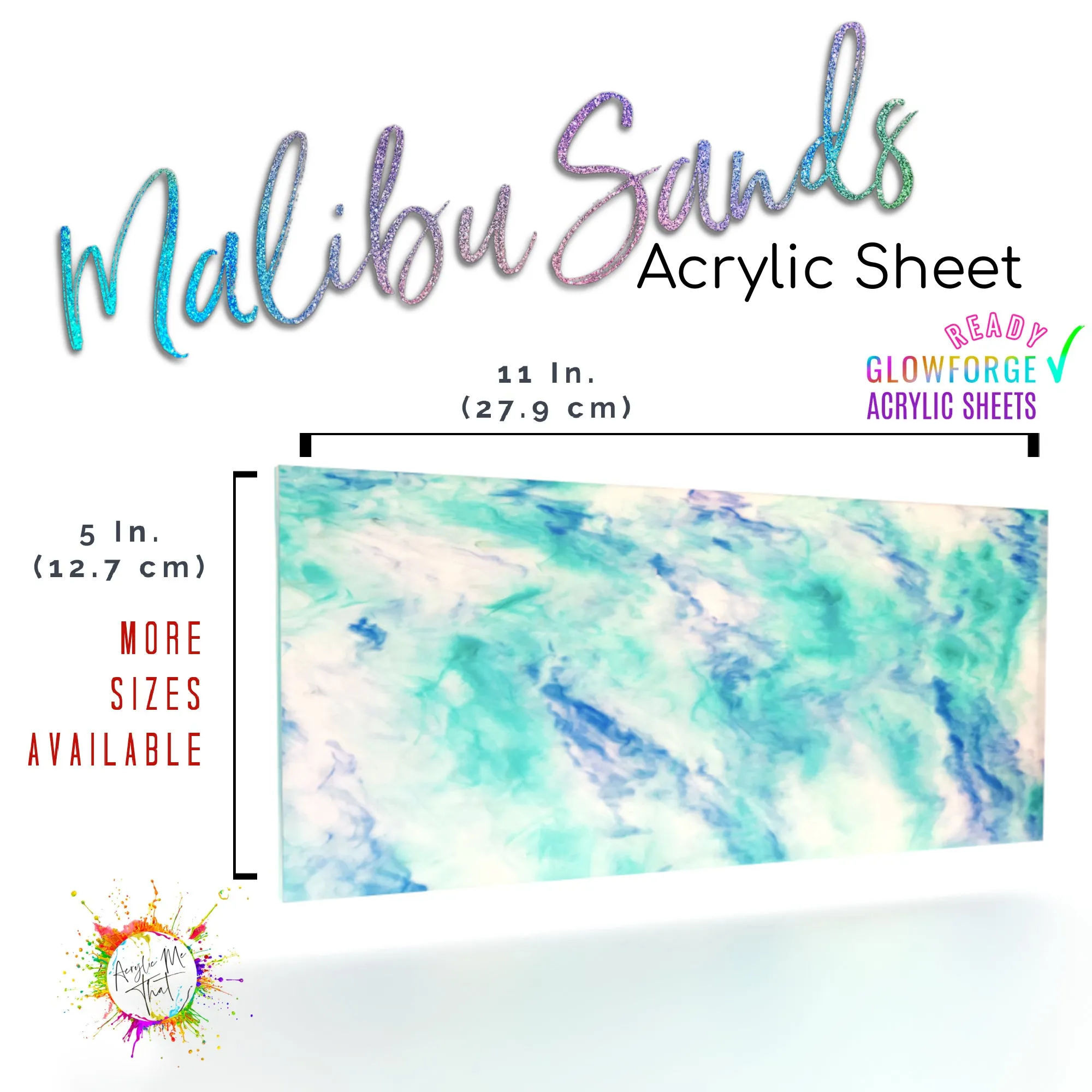 Malibu Sands Colored Pattern Acrylic Sheets