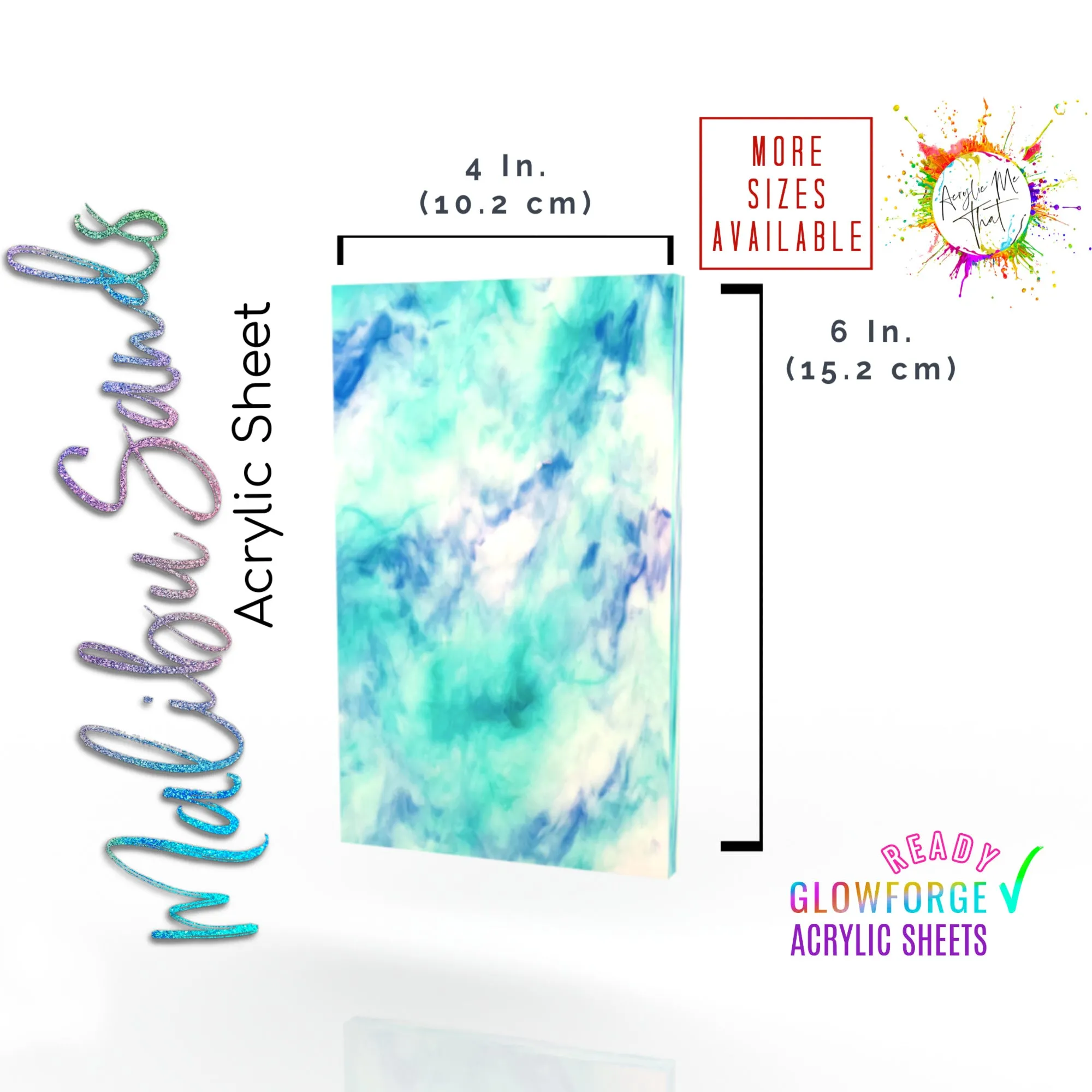 Malibu Sands Colored Pattern Acrylic Sheets