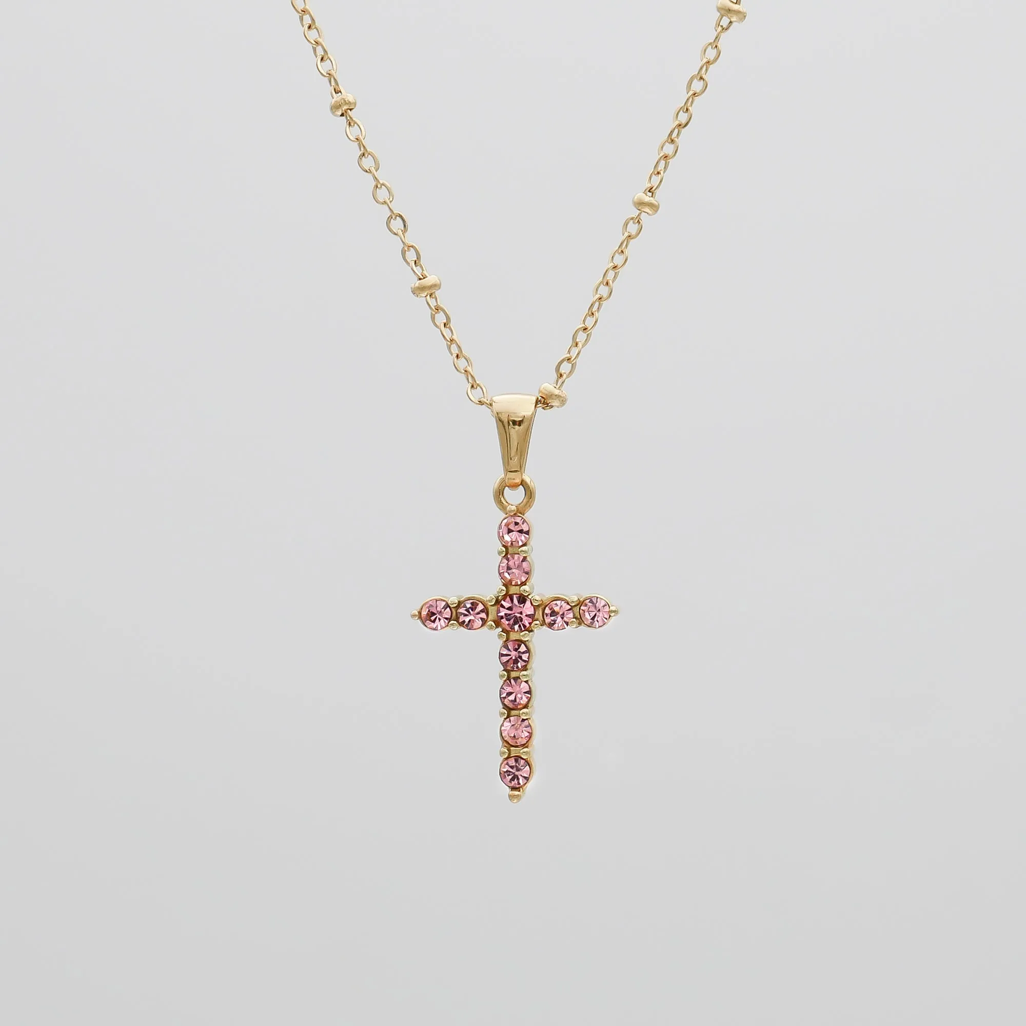 Mary Cross Necklace