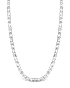Men's Interlocking Curb Chain Necklace