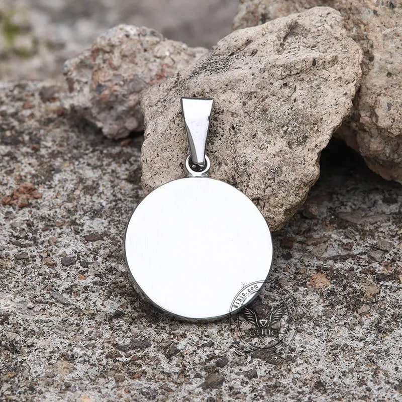 Minimalist Compass Stainless Steel Pendant