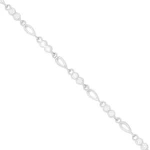 Minimalist Glow Rhodium Plated 925 Graceful Bracelets