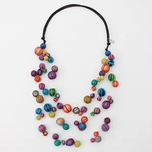 Multi Color Floating Clara Necklace