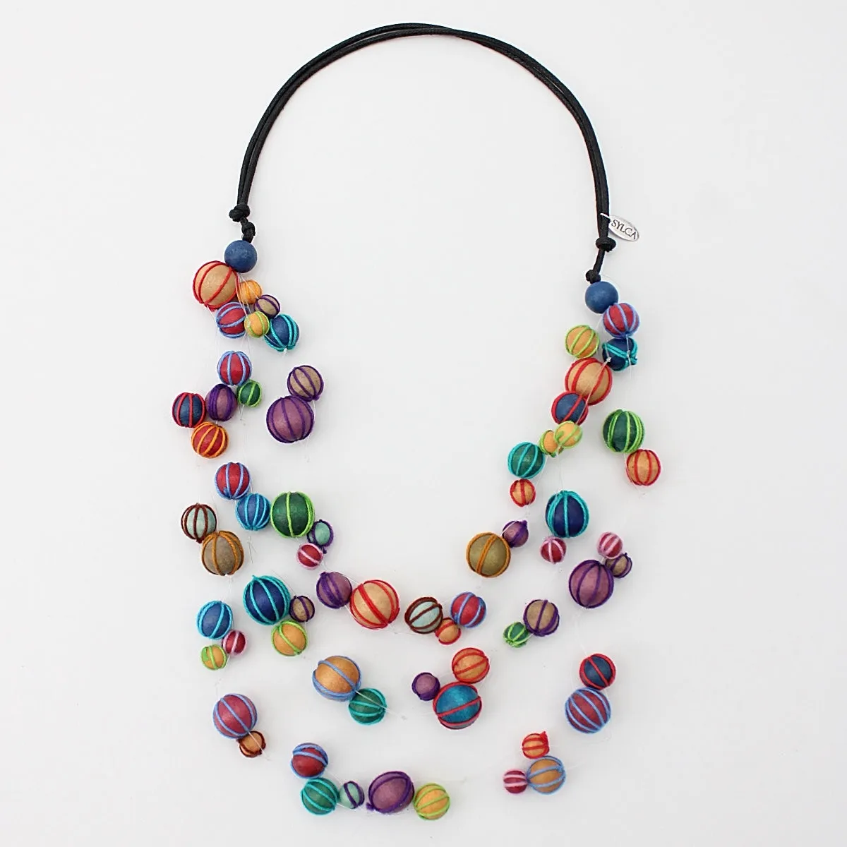 Multi Color Floating Clara Necklace