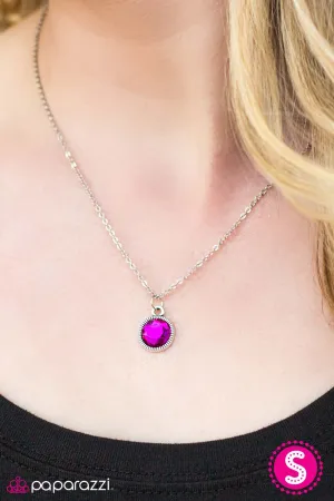 Paparazzi Necklace ~ Final Masterpiece - Pink