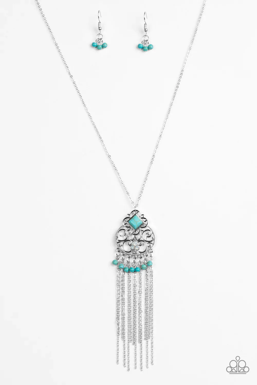 Paparazzi Necklace ~ Whimsically Western - Blue