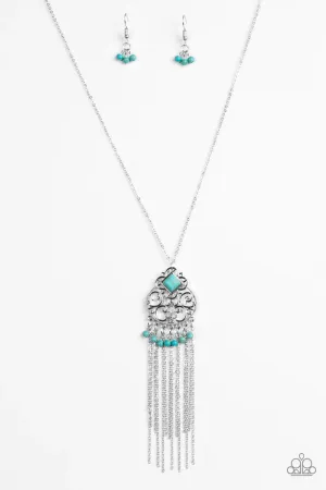 Paparazzi Necklace ~ Whimsically Western - Blue