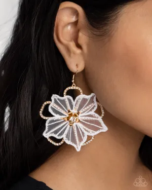 Paparazzi Refined Recognition - Gold Earring P5RE-GDXX-282XX