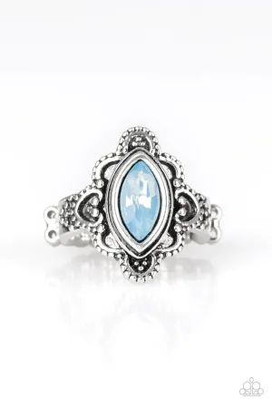 Paparazzi Ring ~ Glass Half-COLORFUL - Blue