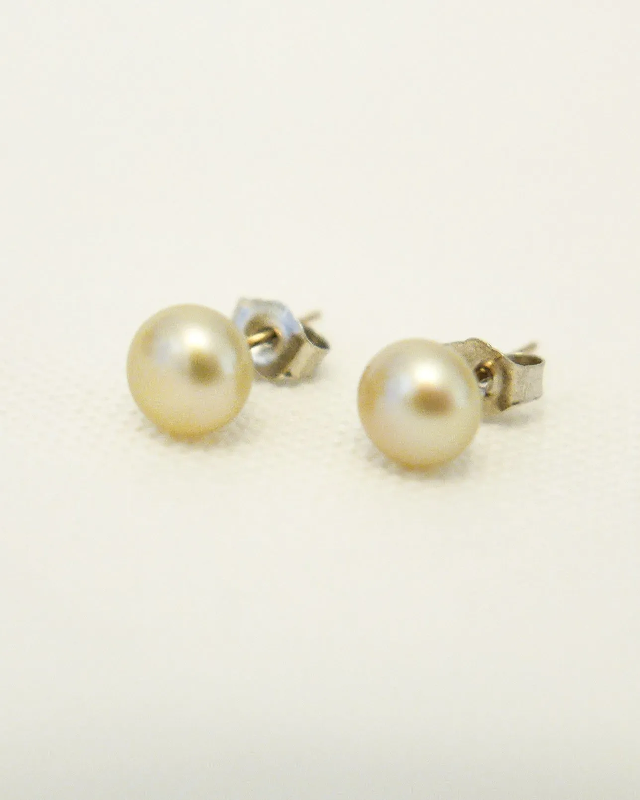 Pearl earrings